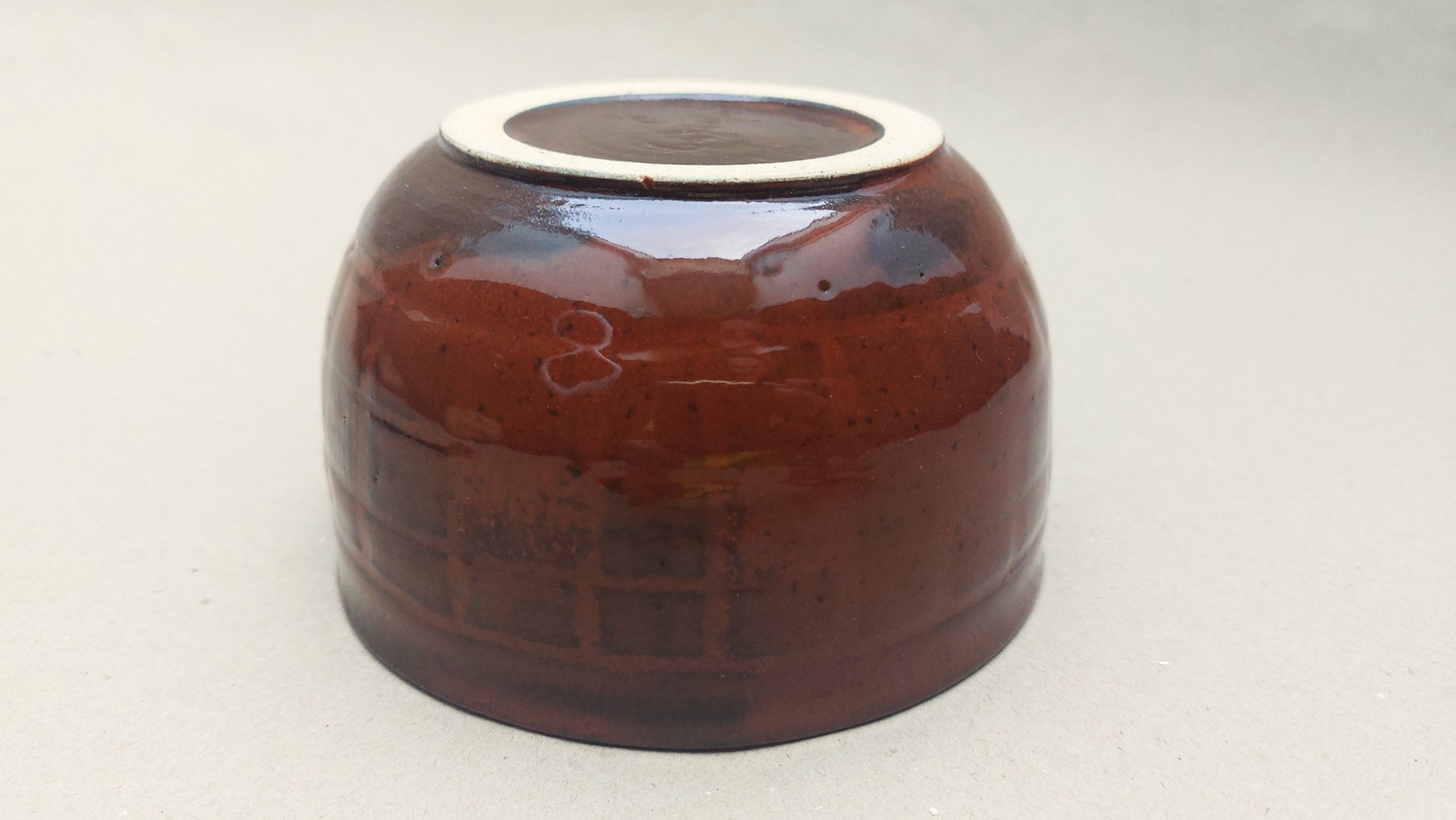 Keramická miska se Sgraffito "Kaštanový podzim" - kamenina 460ml - Obrázek 3